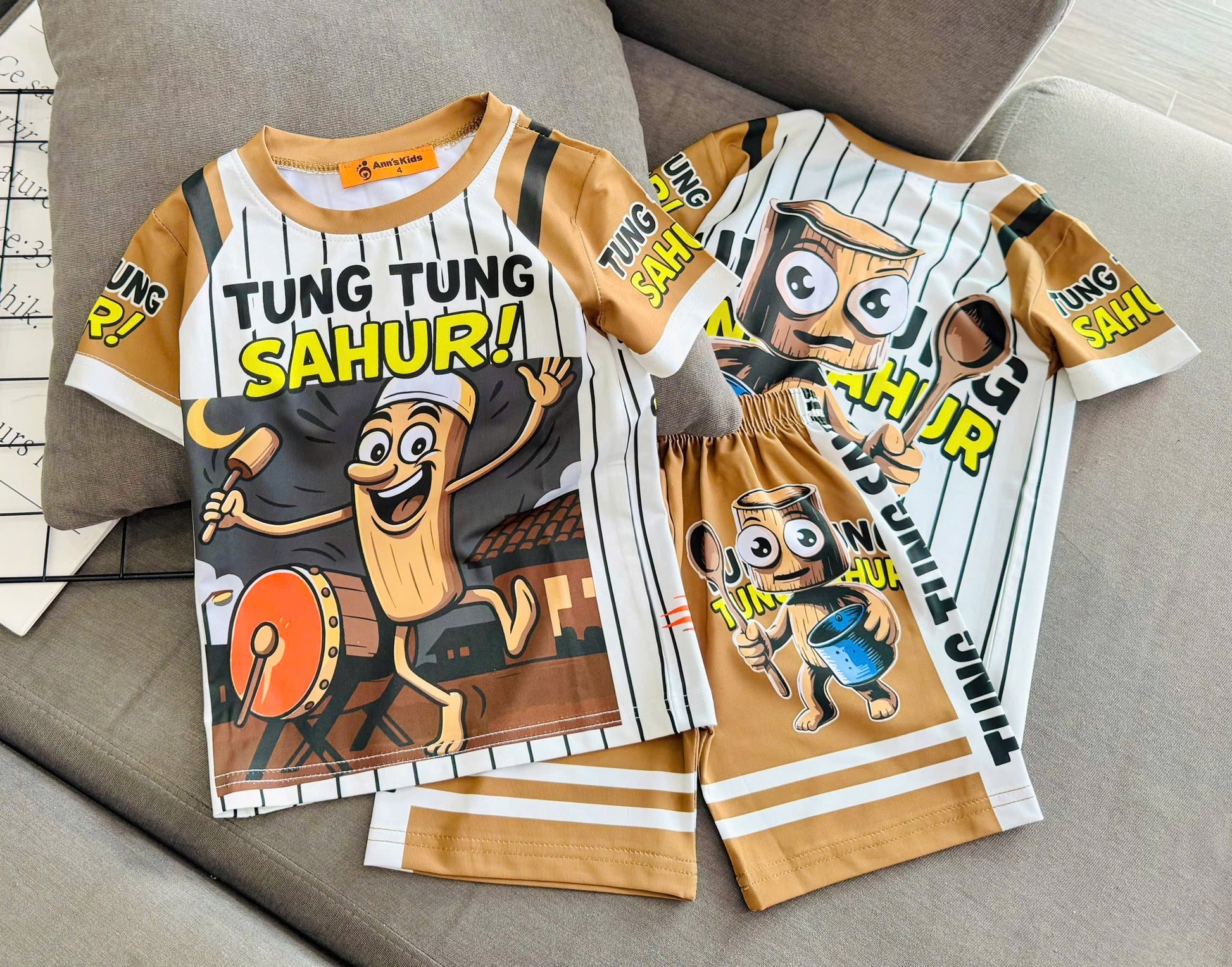 3D Cotton Boys Outfit