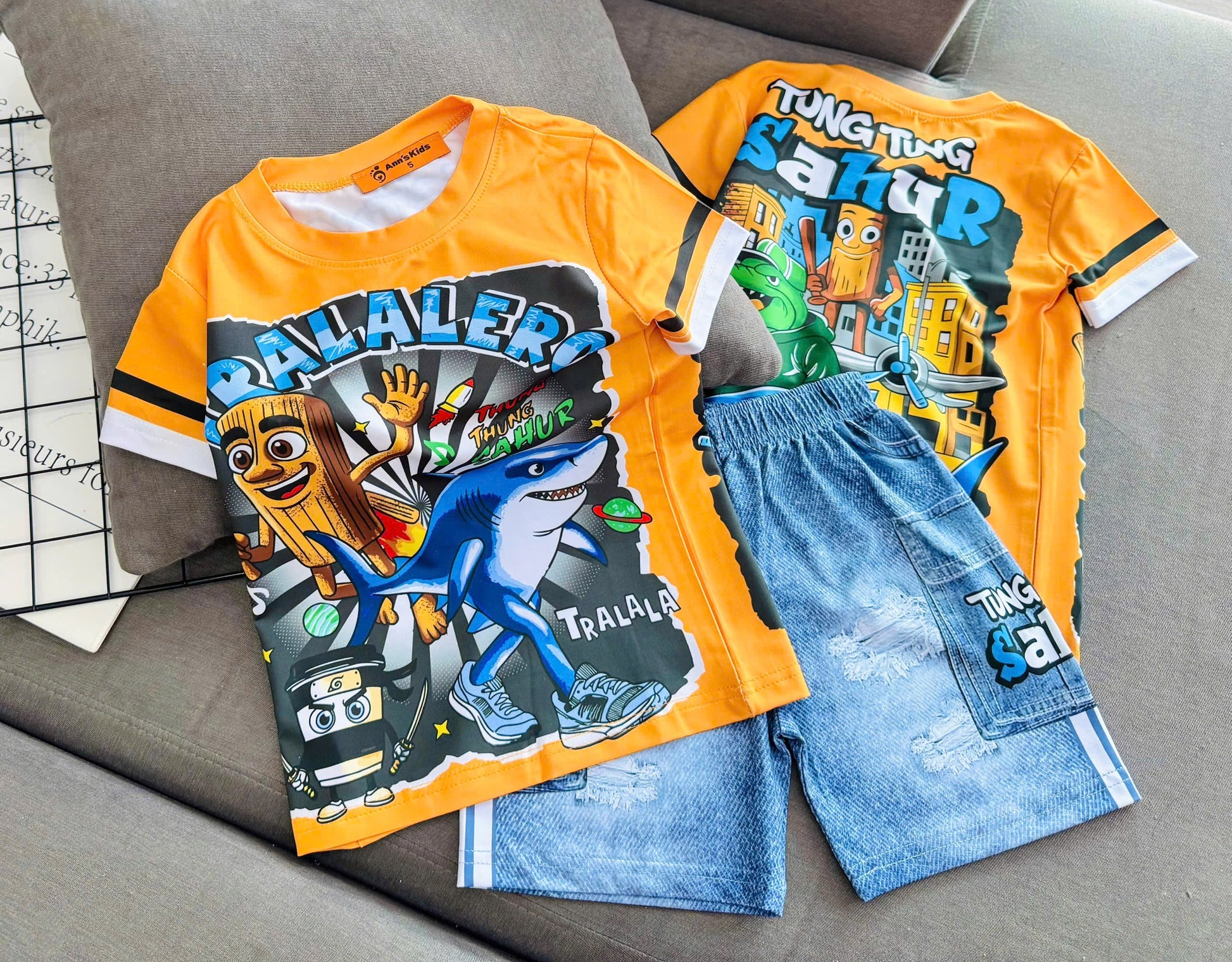 3D Cotton Boys Outfit