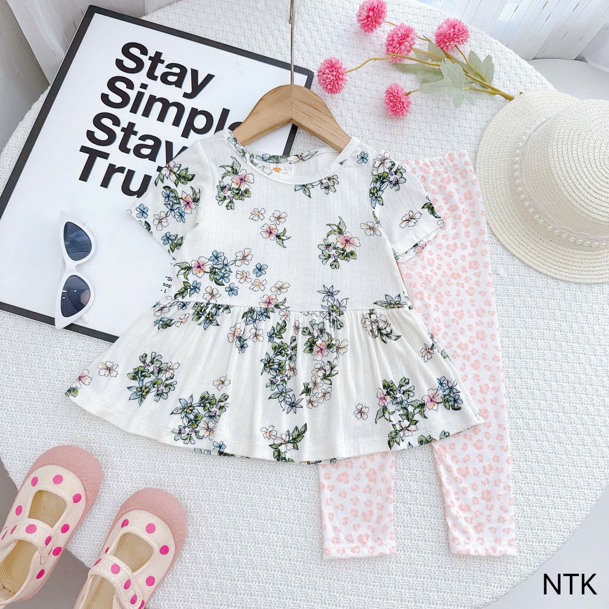 Plain Babydoll with Leggings