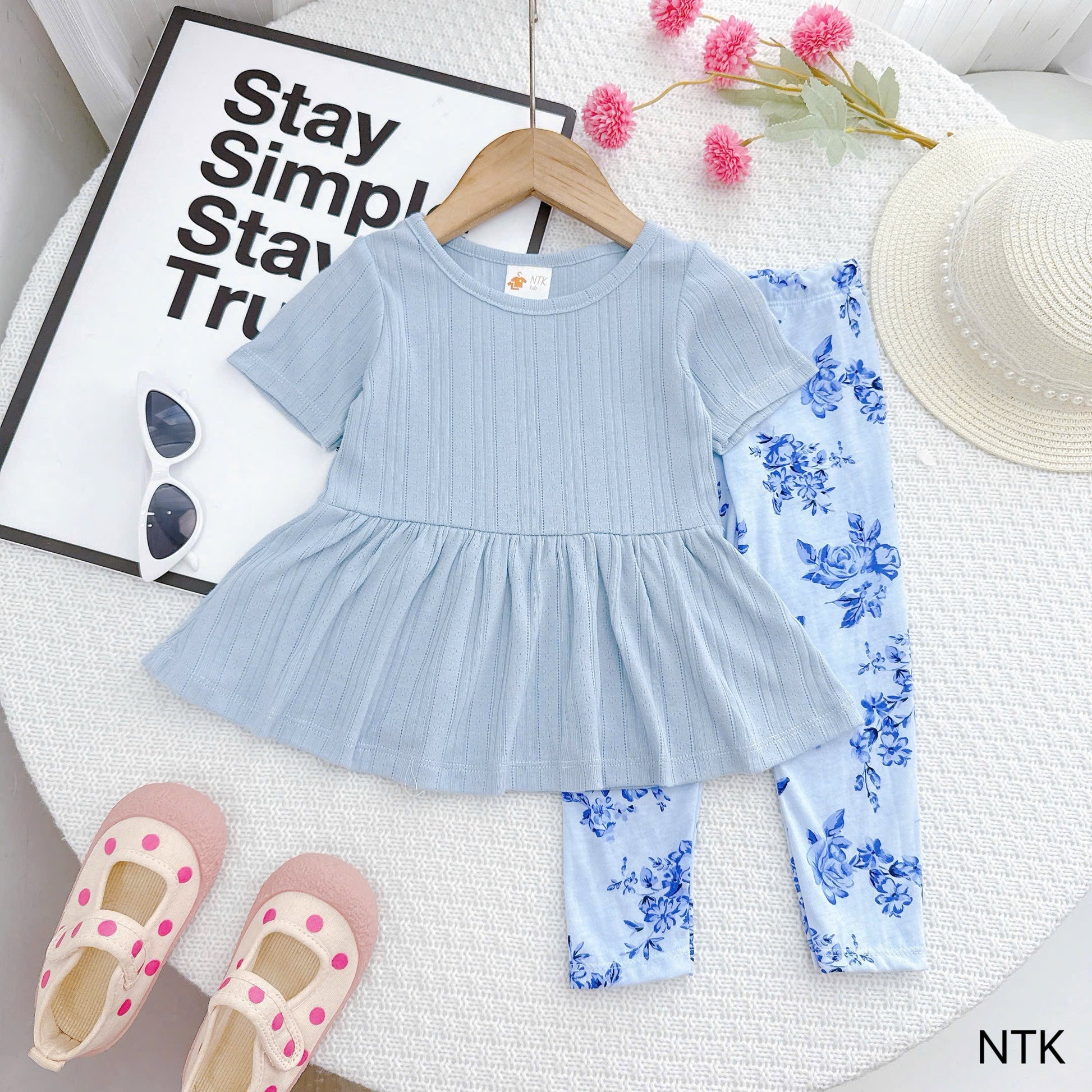 Plain Babydoll with Leggings