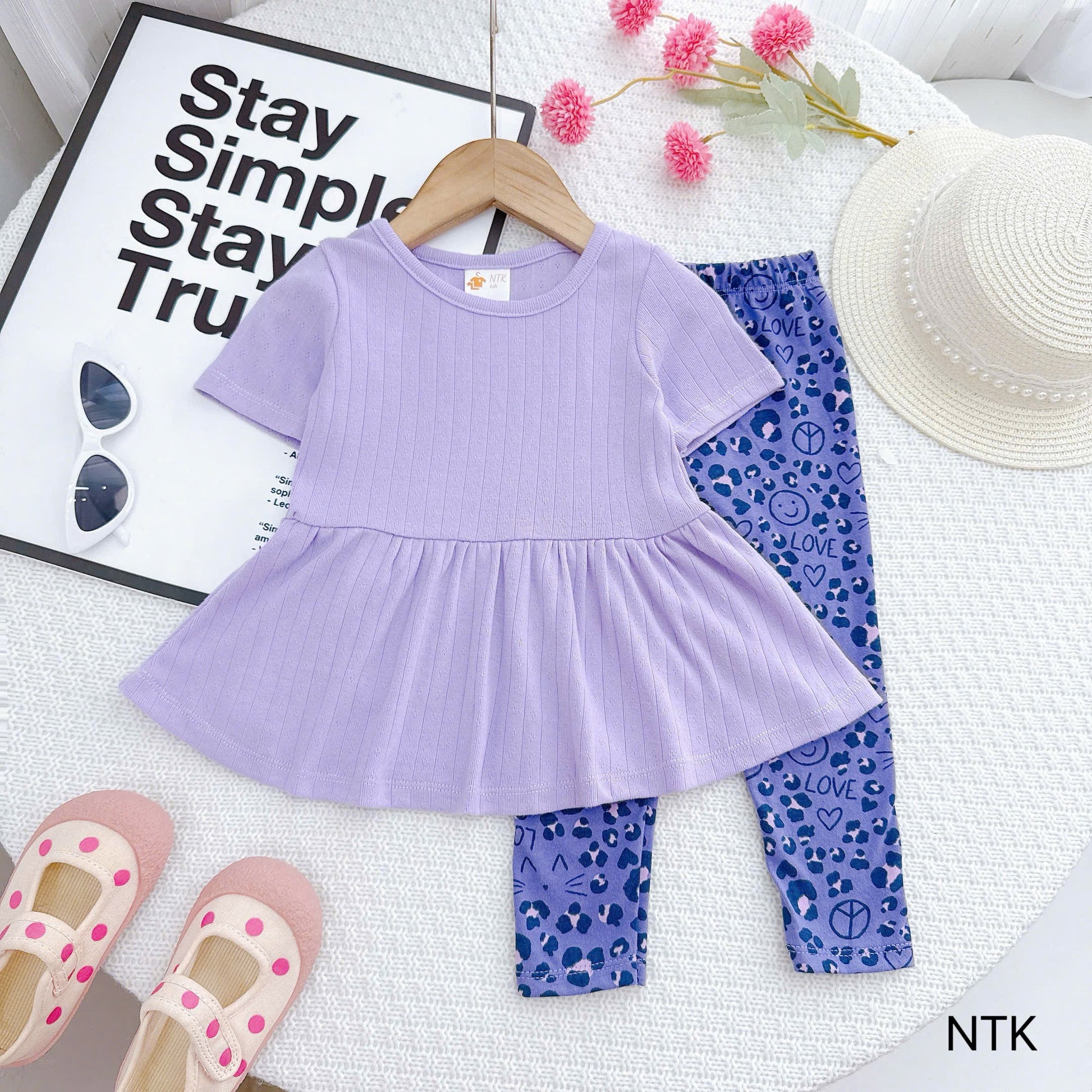 Plain Babydoll with Leggings