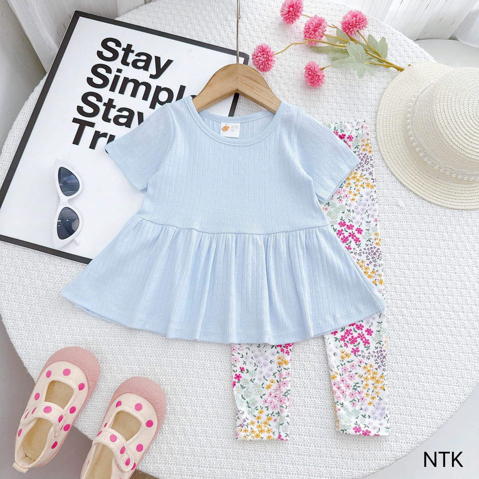 Plain Babydoll with Leggings