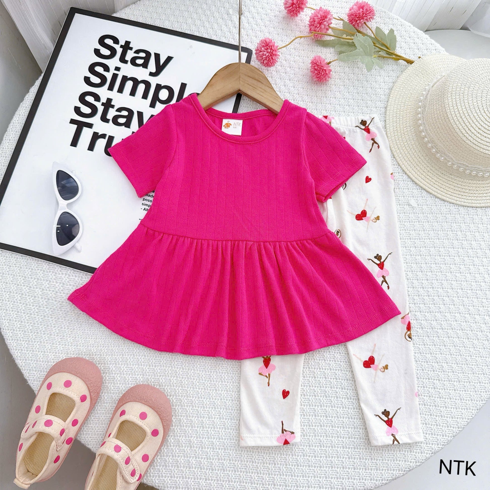 Plain Babydoll with Leggings