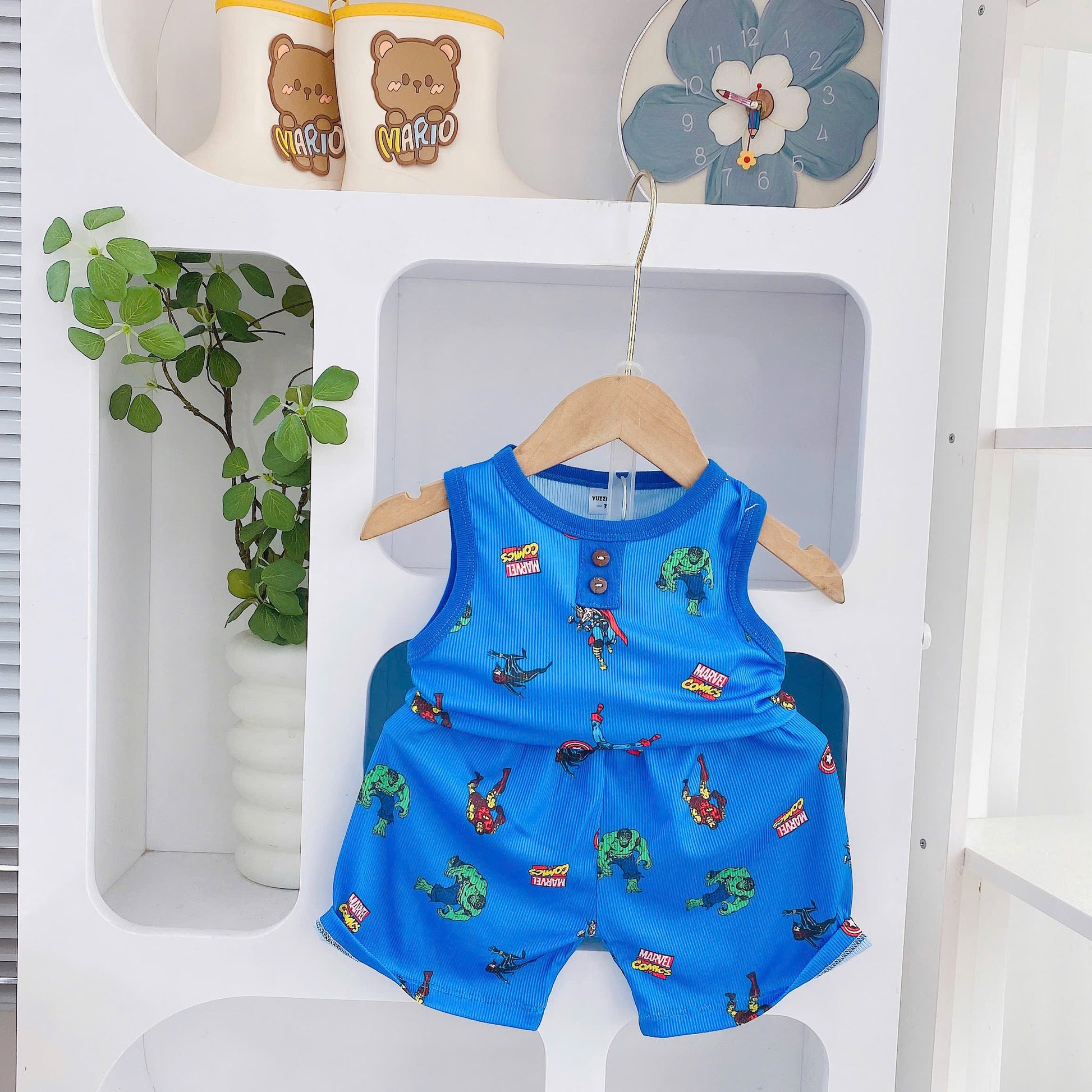 Yuzzin Sleeveless Set with Shorts