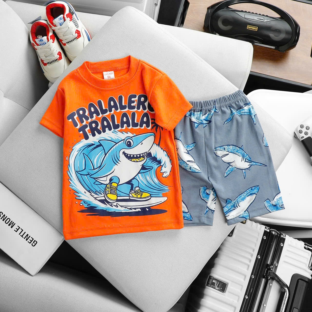 Jumping Beans Printed with Shorts