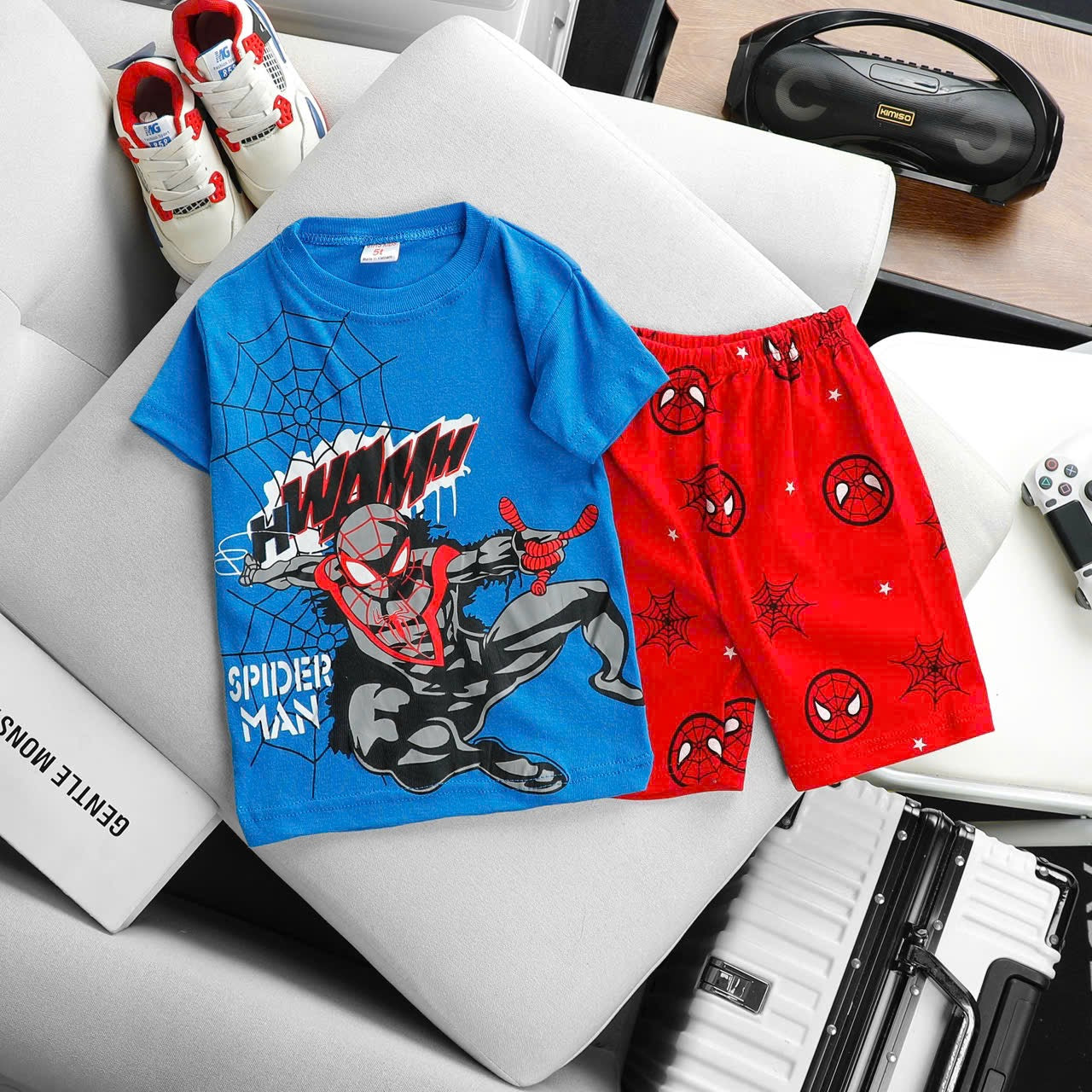 Jumping Beans Printed with Shorts