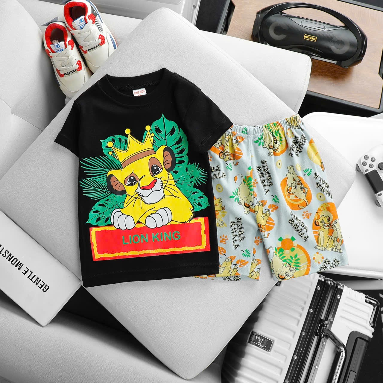 Jumping Beans Printed with Shorts