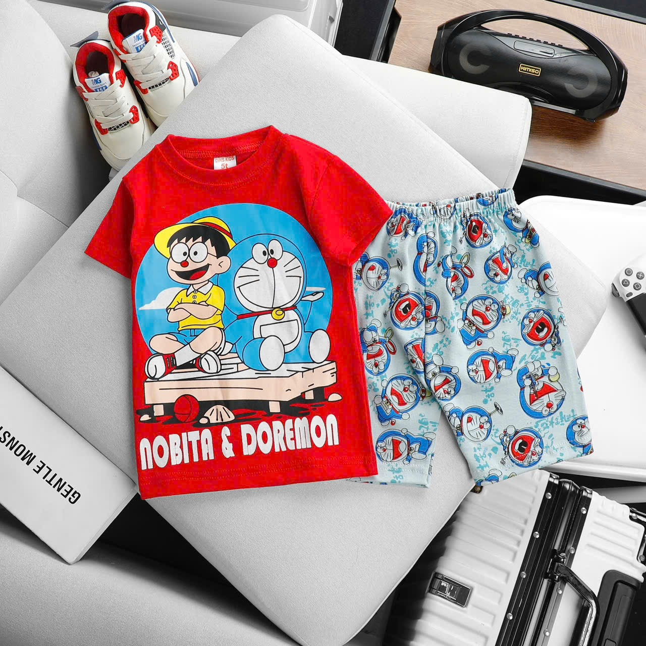 Jumping Beans Printed with Shorts