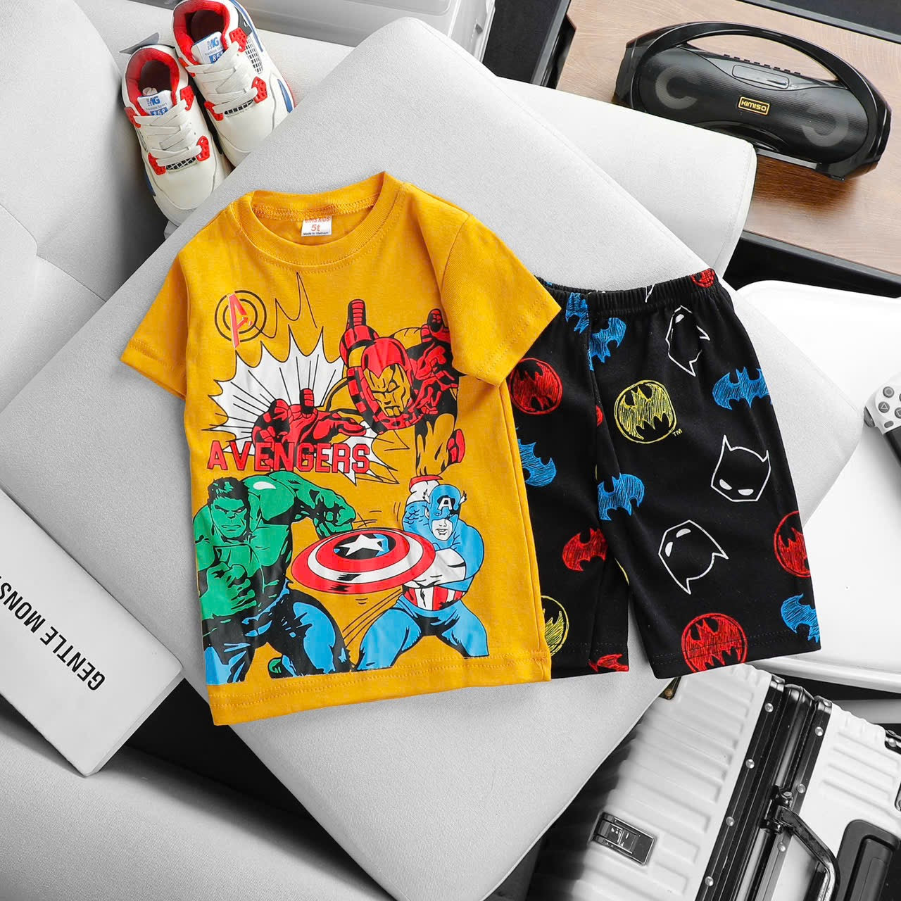 Jumping Beans Printed with Shorts