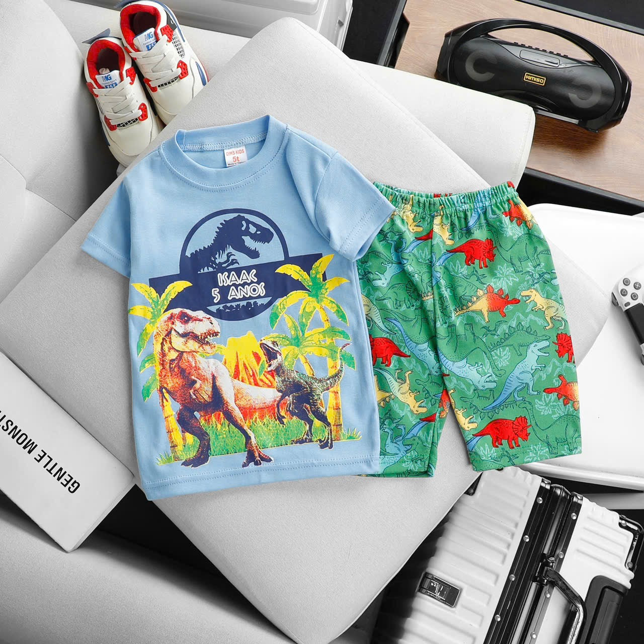 Jumping Beans Printed with Shorts