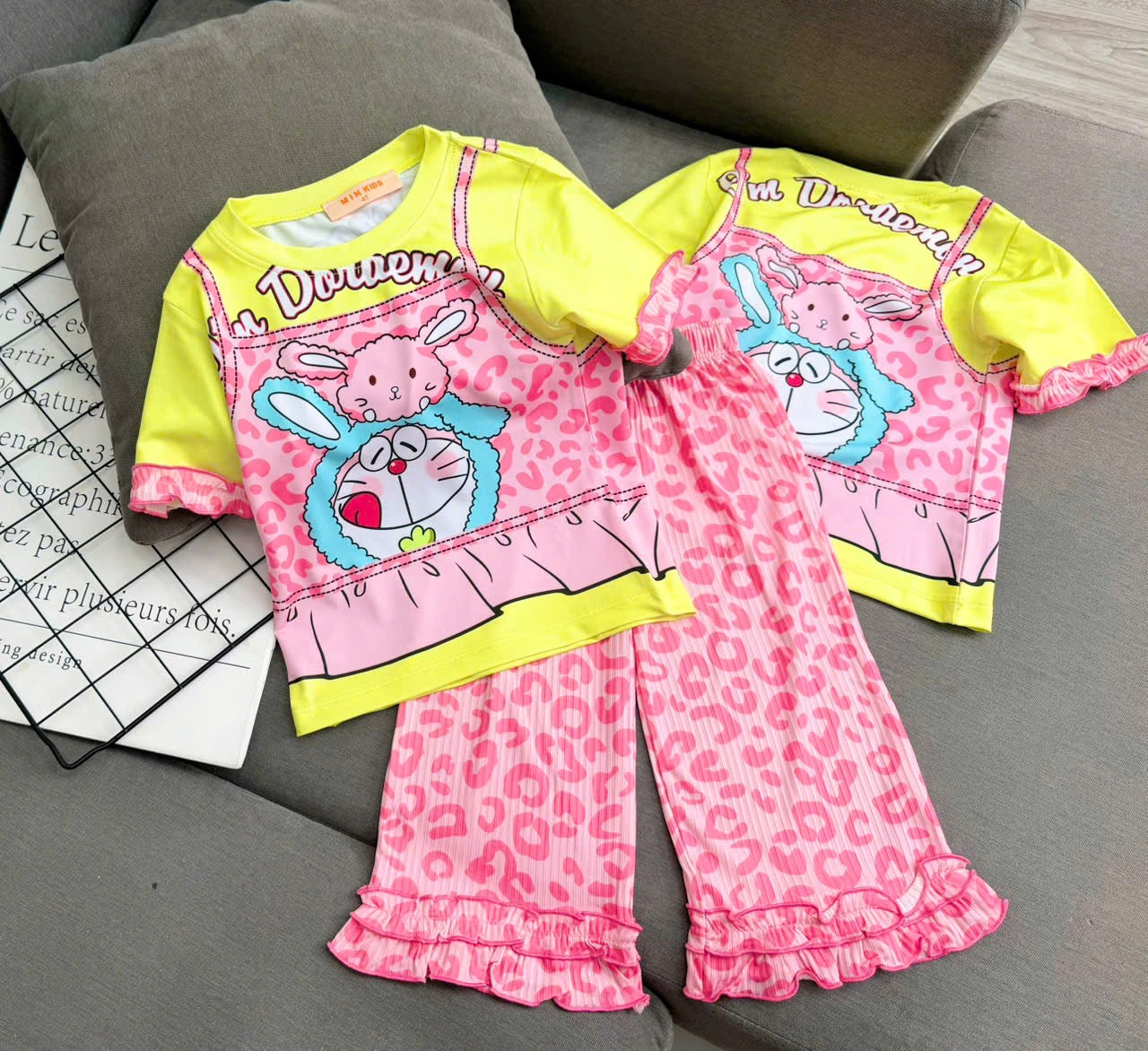 Girls 3D Cotton Pyjamas