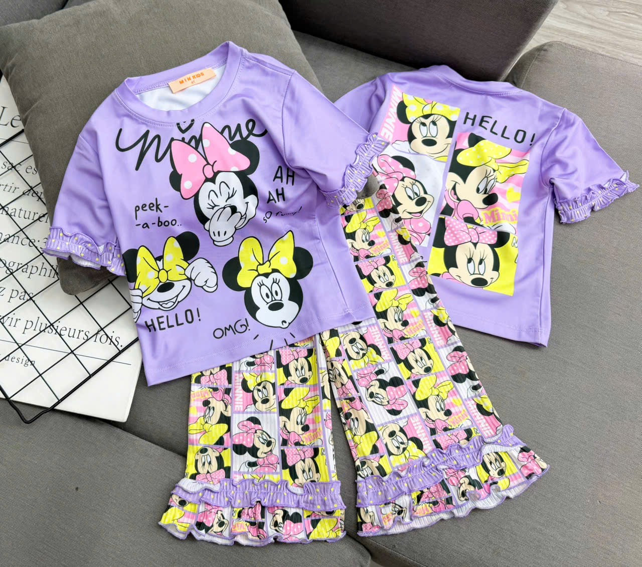 Girls 3D Cotton Pyjamas