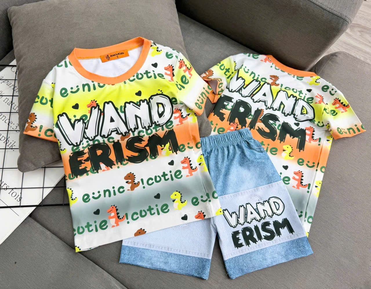 Boys 3D Cotton Playsets