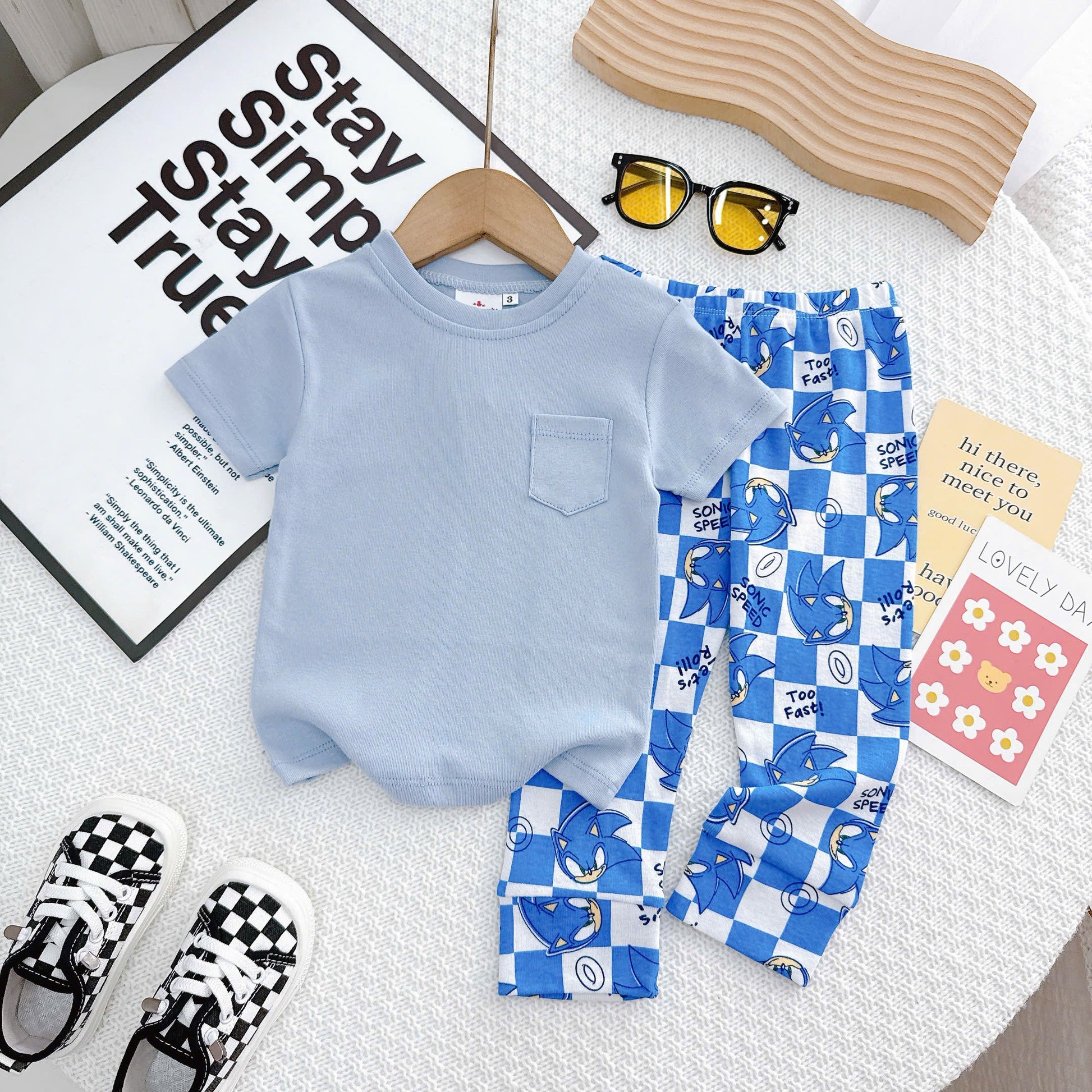 Plain Top with P. Pants