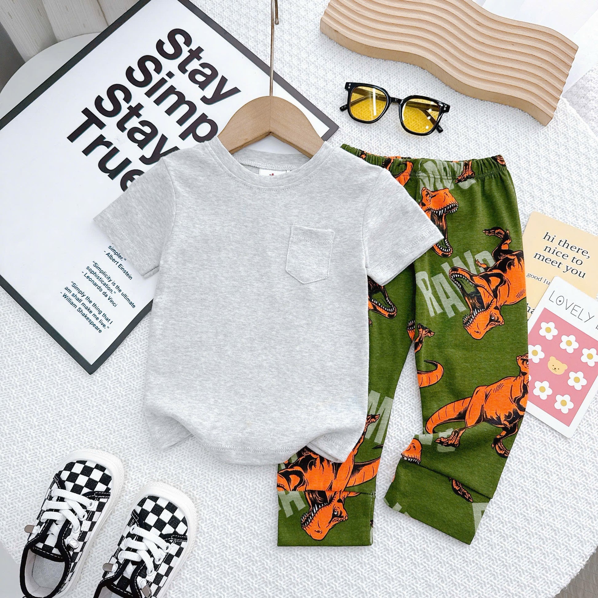 Plain Top with P. Pants