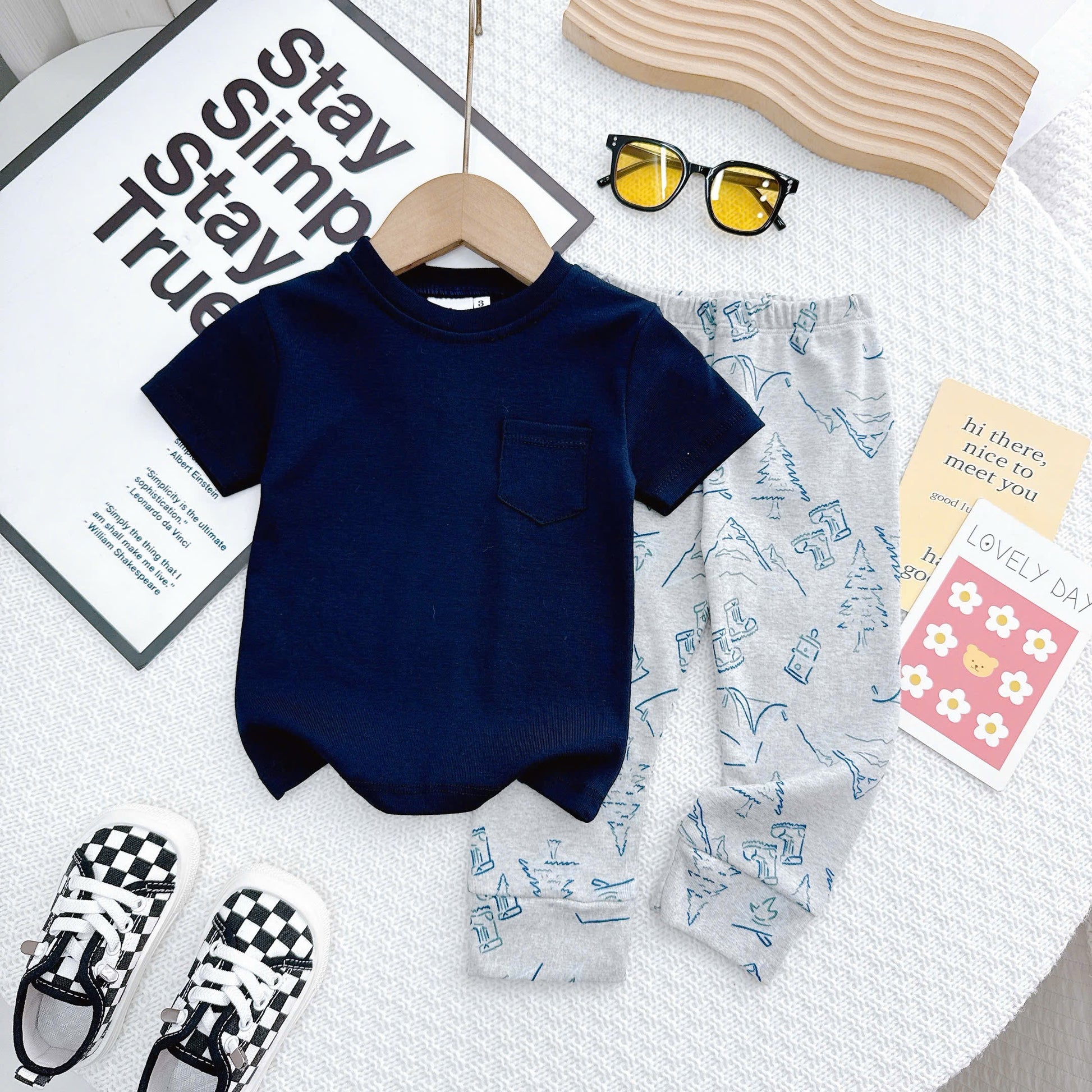 Plain Top with P. Pants