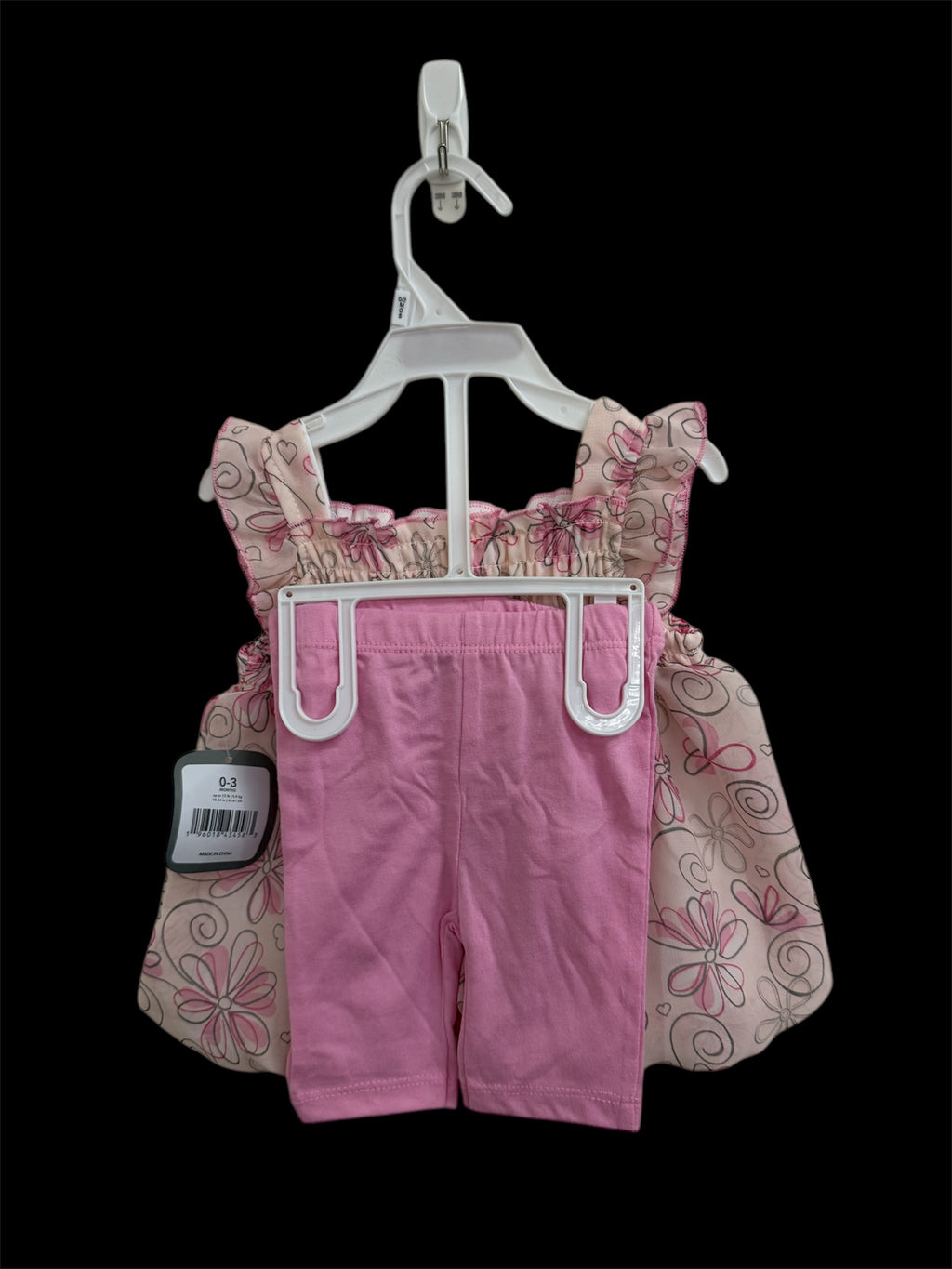 Baby Girl Sleeveless Ruffles Set