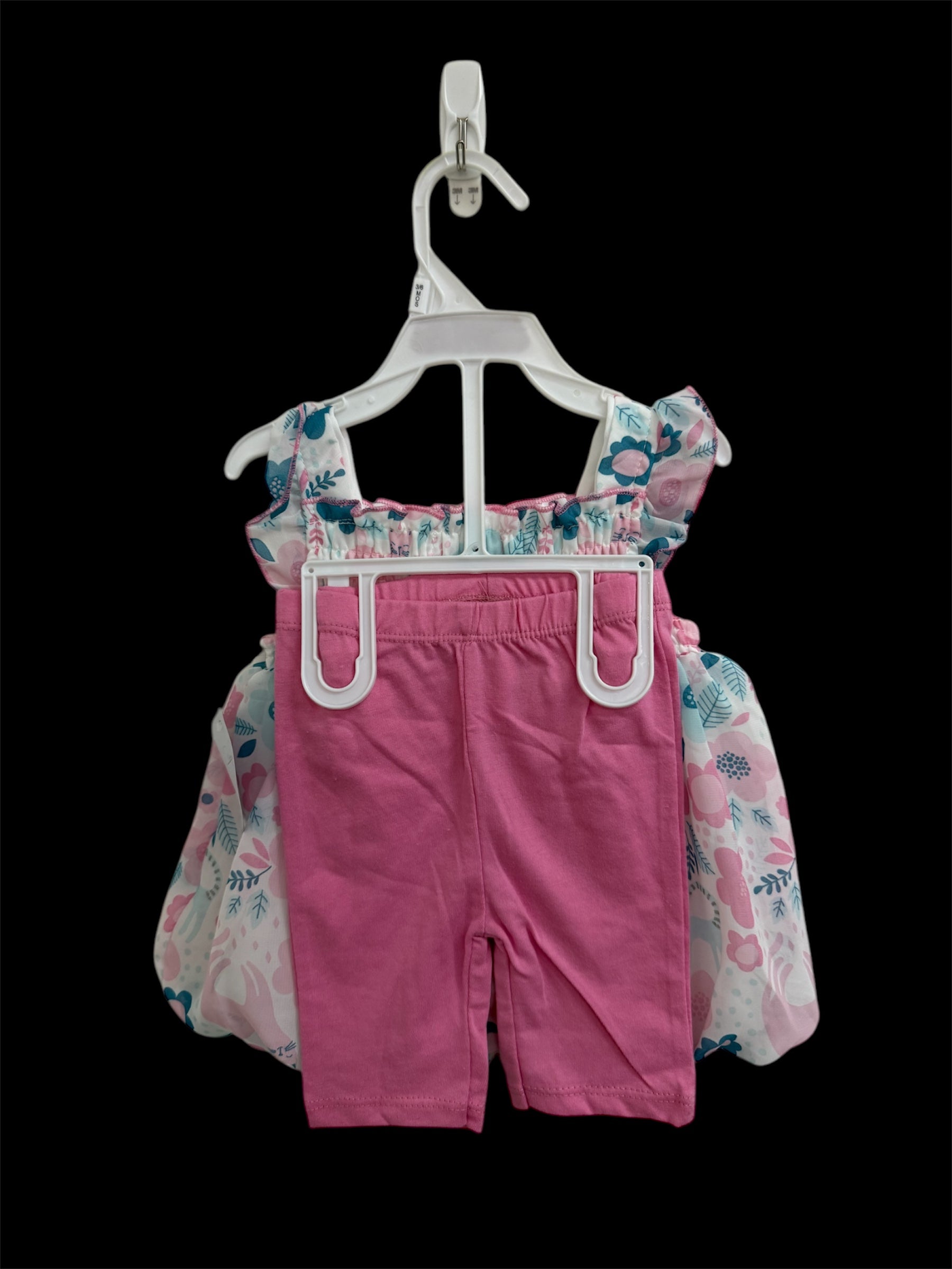 Baby Girl Sleeveless Ruffles Set