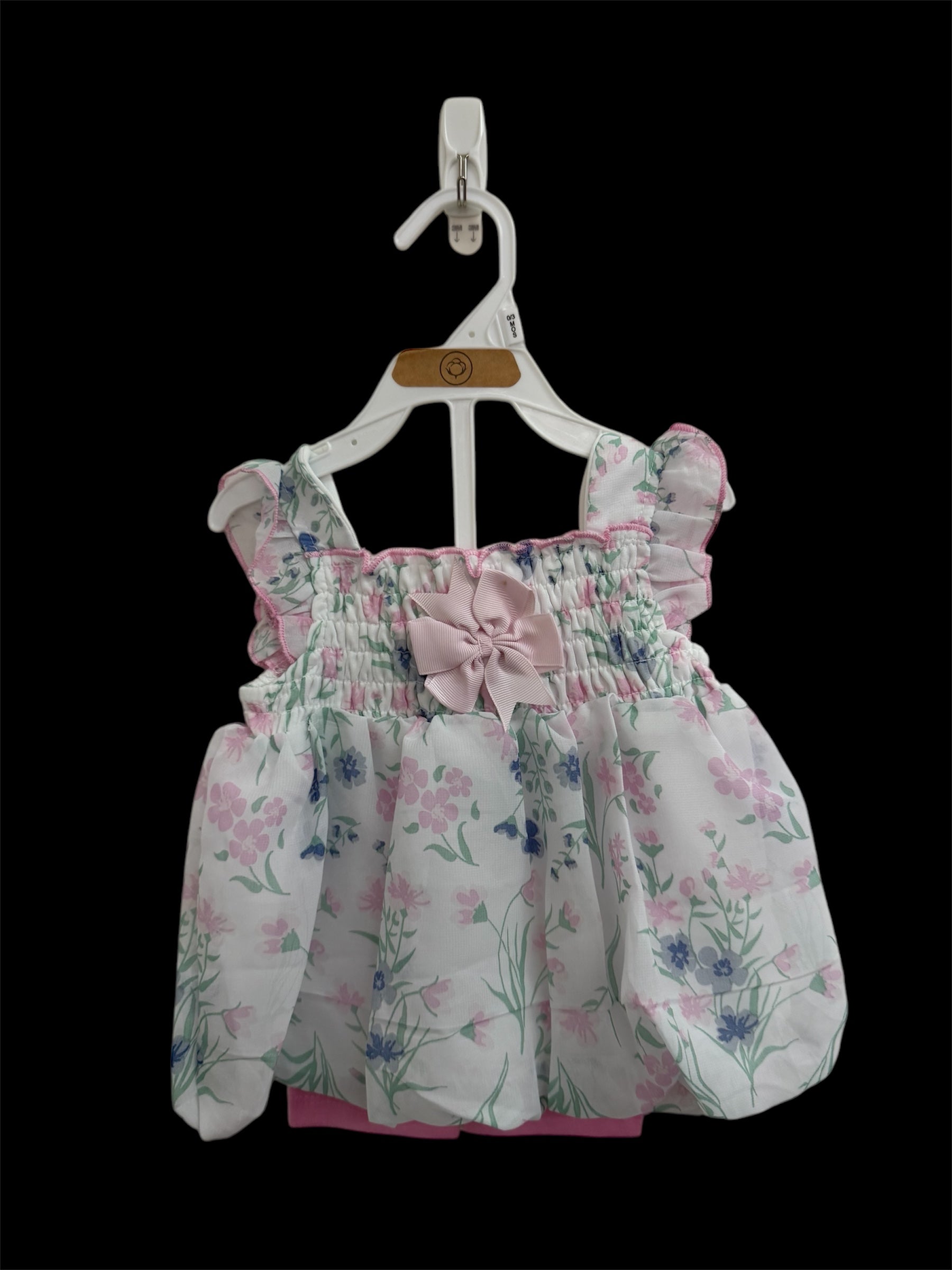 Baby Girl Sleeveless Ruffles Set