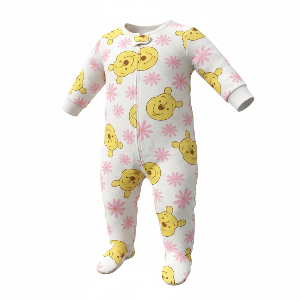 Babies Cotton Sleepsuit Footed