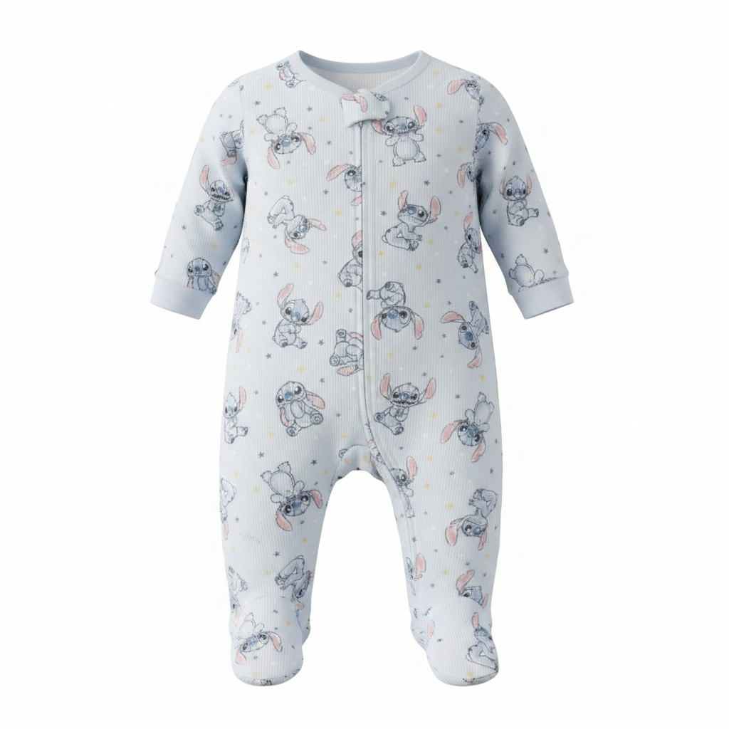 Babies Cotton Sleepsuit Footed